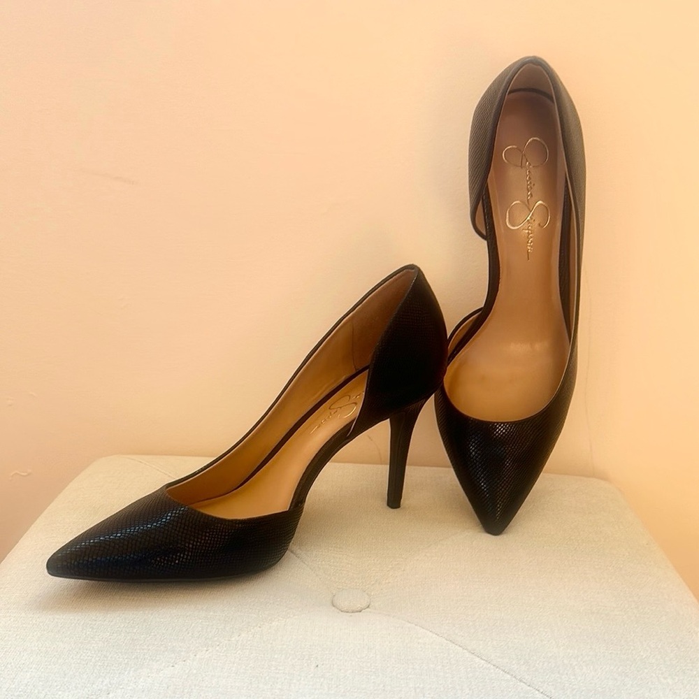 New Jessica Simpson Prizma D’Orsay Black Pumps